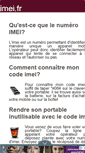 Mobile Screenshot of imei.fr